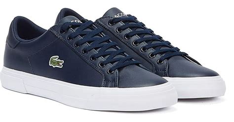 lacoste lerond trainers blue.